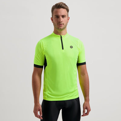 Rogelli Core Radtrikot Herren – Kurzarm – Schwarz fluoreszierend Gelb – 5XL