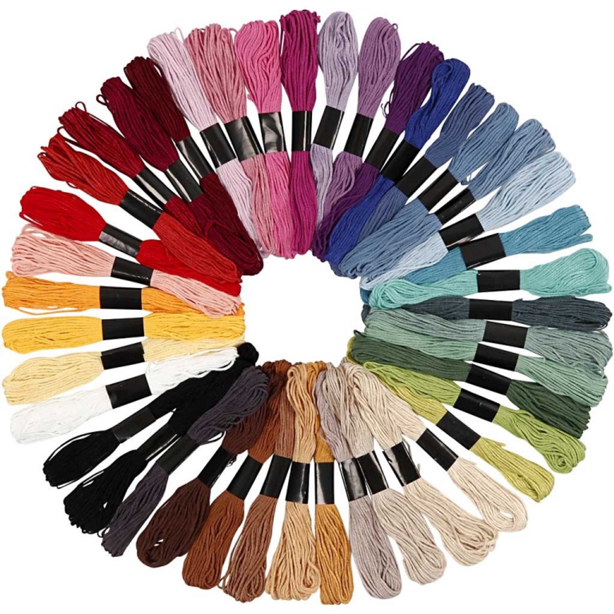Stickgarn, 42 Farben