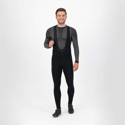 Rogelli Core Fahrradhose Herren - Hosenträger - ohne Sitzpolster - Schwarz - 5XL