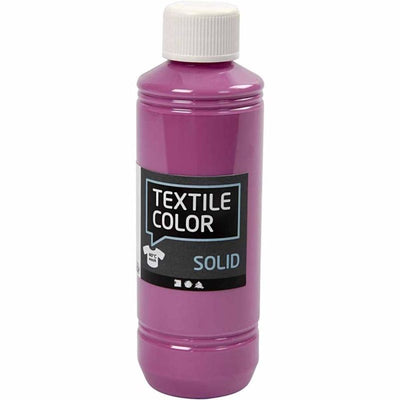 Kreativfirma Textil Farbabdeckung Textilfarbe Fuchsia, 250 ml