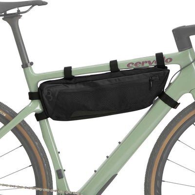 BBB Fahrradrahmentasche Rennrad Gravelbike 4 Liter – wasserabweisende Bikepacking-Fahrradtasche – verstellbar – Bikepacking-Taschen – Middle Mate Medium BSB-142
