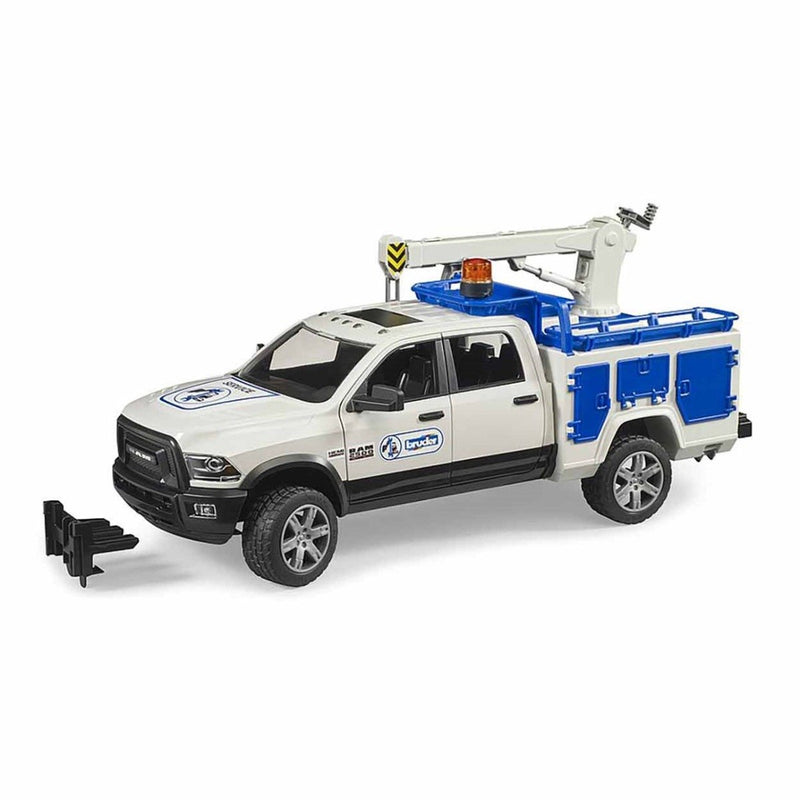 BRUDER RAM 2500 SERVICE TRACK MIT GEHEN LAMPE 02509