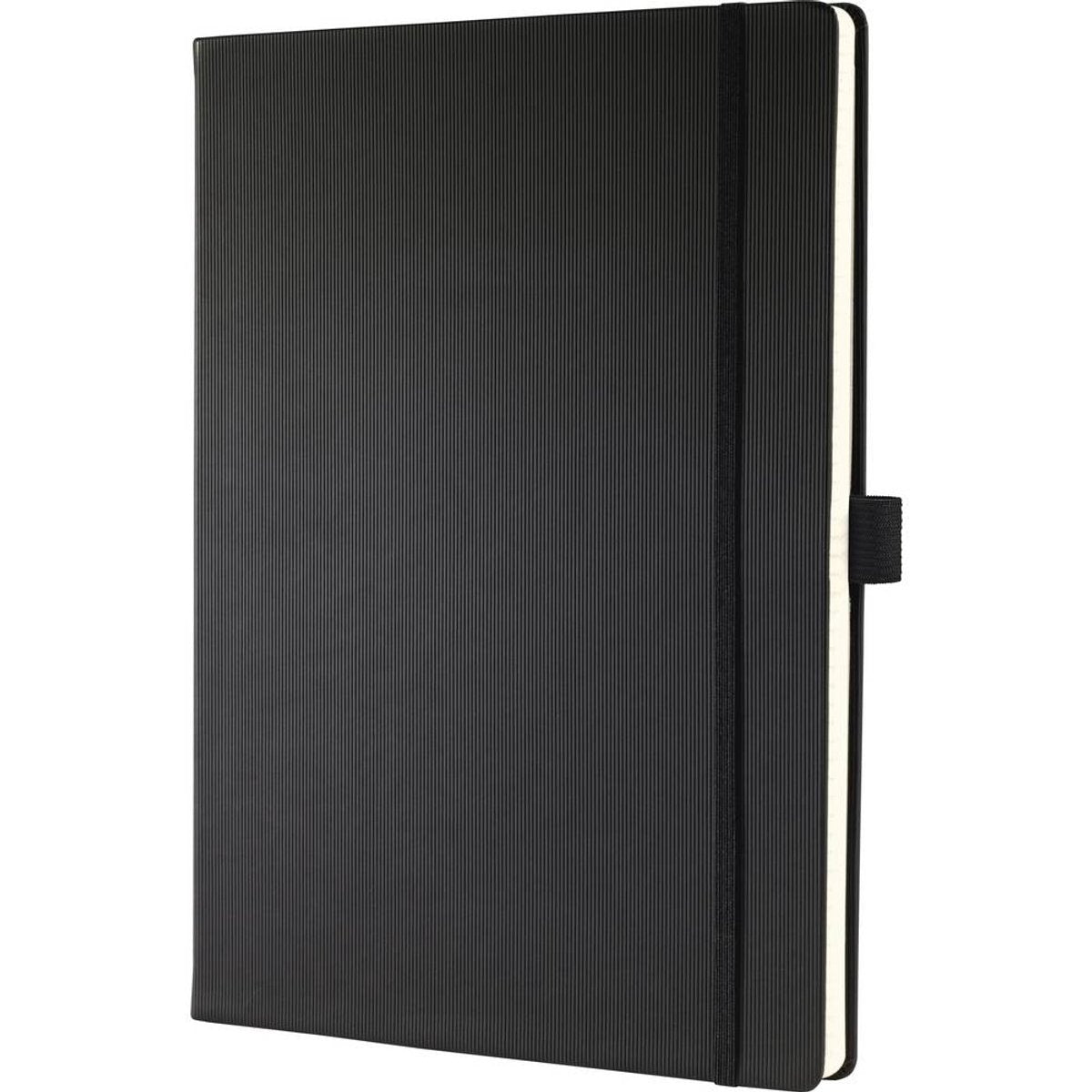 Sigel Notizbuch – Conceptum – A4 – Schwarz – Hardcover – 194 Seiten – 80 Gramm – Punkte – Si-Co108
