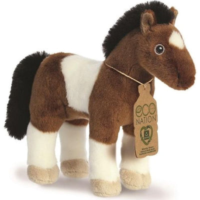 Eco Nation Pluchen Cuddle Horse 28 cm