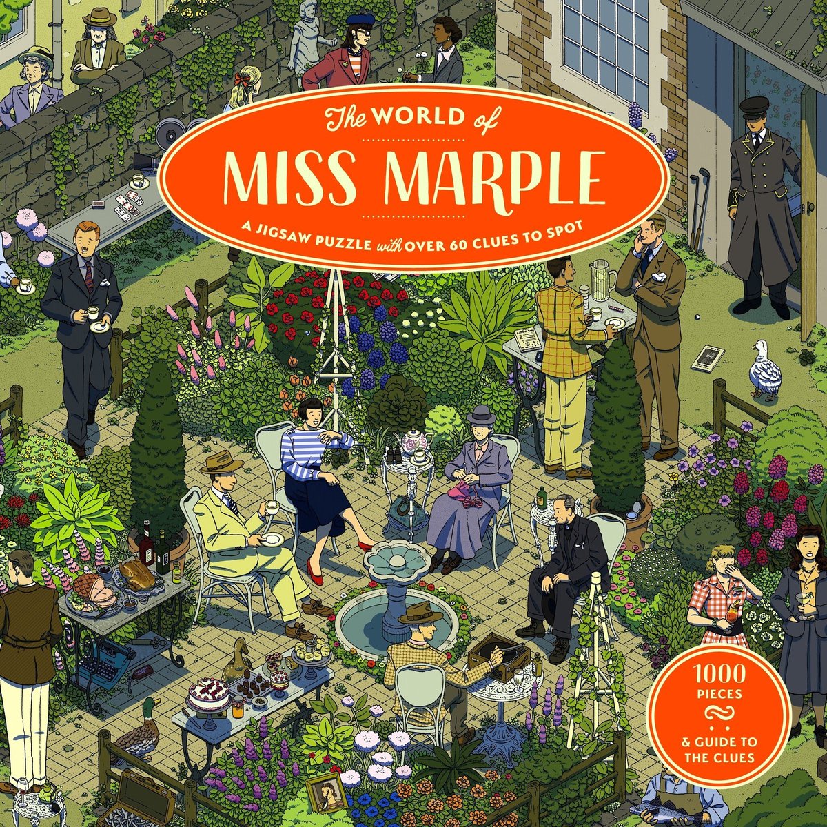 Agatha Christie die Welt von Miss Marple – Rätselbuch – Englisch