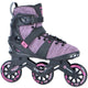 Tempish Ayroo 3x90 Damen Inline-Skates – 3 Rollen 90 mm – Fitness-Speed-Inline-Skates – Schwarz Pink – Größe 41