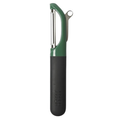 Joseph Joseph Multischäler – 3-in-1-Gemüse-Obstschäler – Edelstahl – ergonomisch – grün