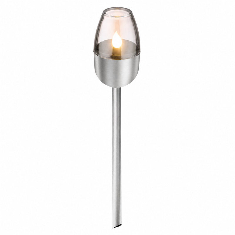 Grundig Solar-Gartenbeleuchtung mit Solarenergie – Gartenlampe mit Flammeneffekt – Außenbeleuchtung IP44 – 6–8 Stunden Brenndauer – ø6 x 38,5 cm