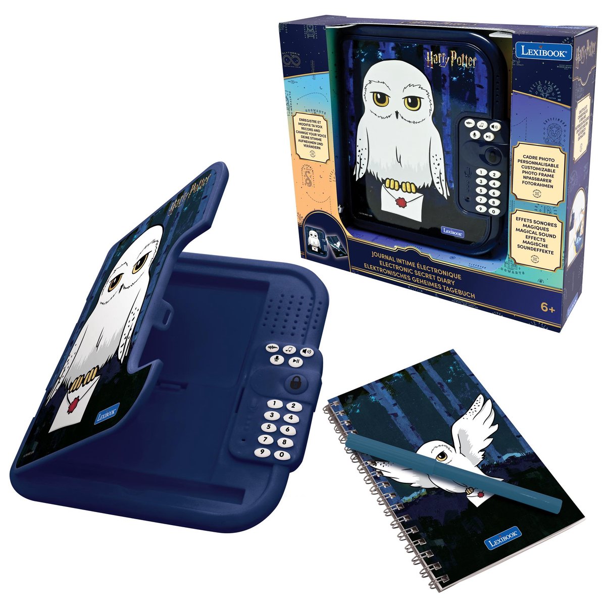 Lexibook Hedwige Safe Secret elektronisches Notizbuch