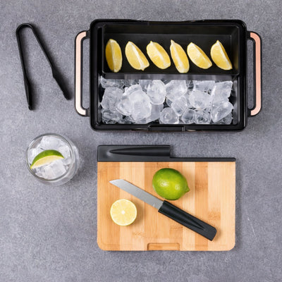 Daumen hoch! Gin-Station – Luxus-Getränkespender – inklusive Cocktail-Zubehör – perfekt für Partys