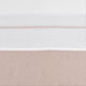 Meyco Babybettlaken mit Paspelierung – zartrosa – 100 x 150 cm – 0,3 tog