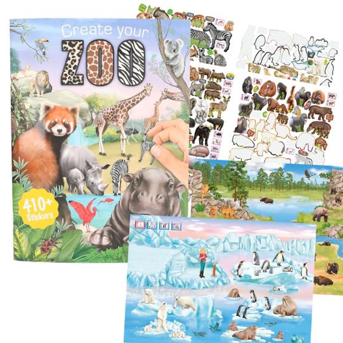 Depesche – Erstellen Sie Ihr Zoo-Stickerbuch
