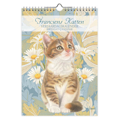 Comello Franciens Katzen A4 Geburtstagskalender Saartje