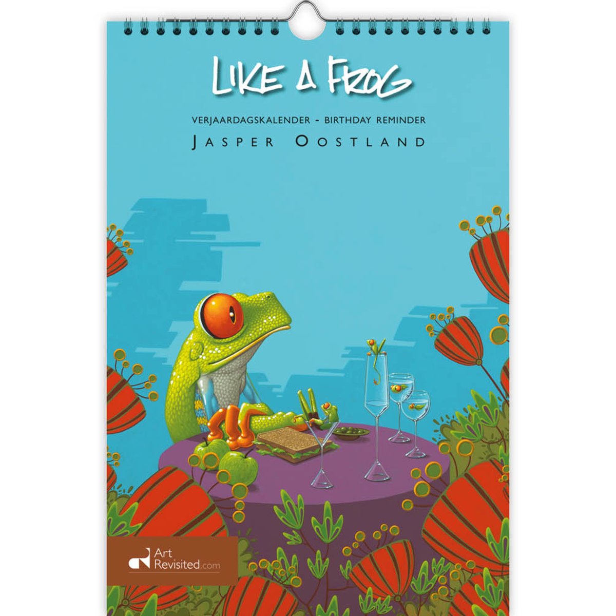 Art revisited Jasper Oostland Geburtstagskalender – wie ein Frosch – A4