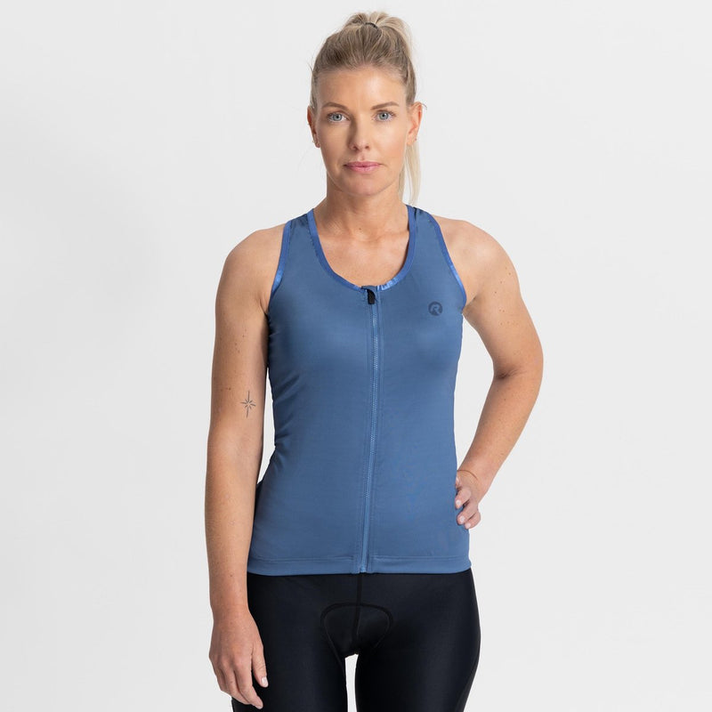 Rogelli Abbey Radsport-Top Damen – Blau – XL