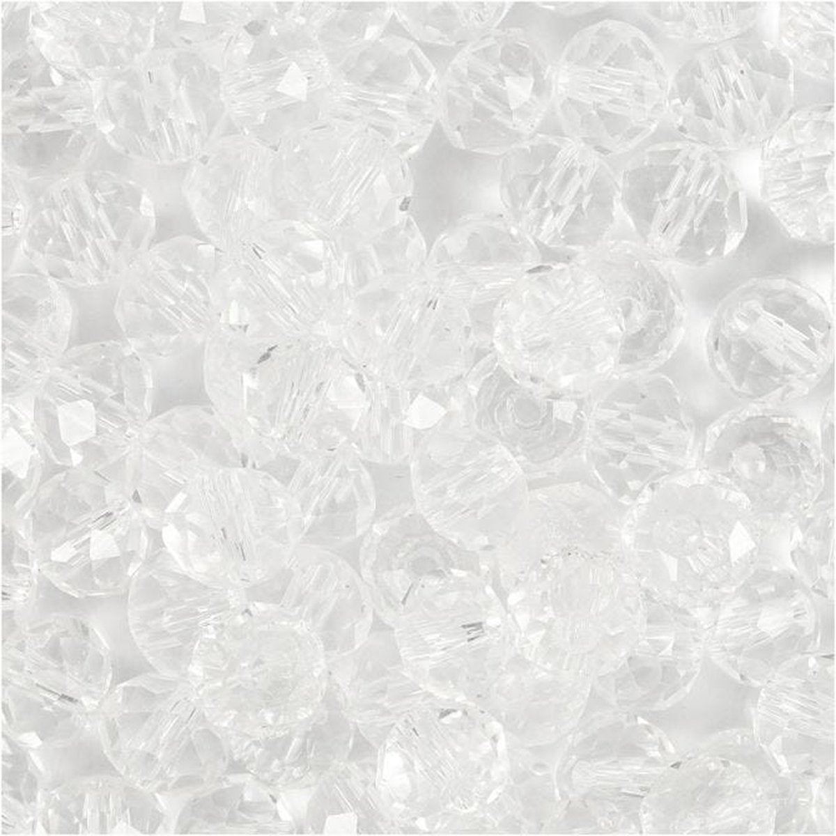 Creativ Company Facette Perlen Crystal, 100..