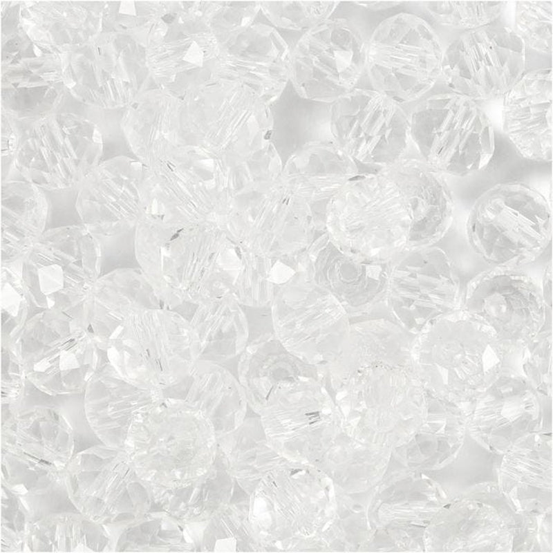 Creativ Company Facette Perlen Crystal, 100..
