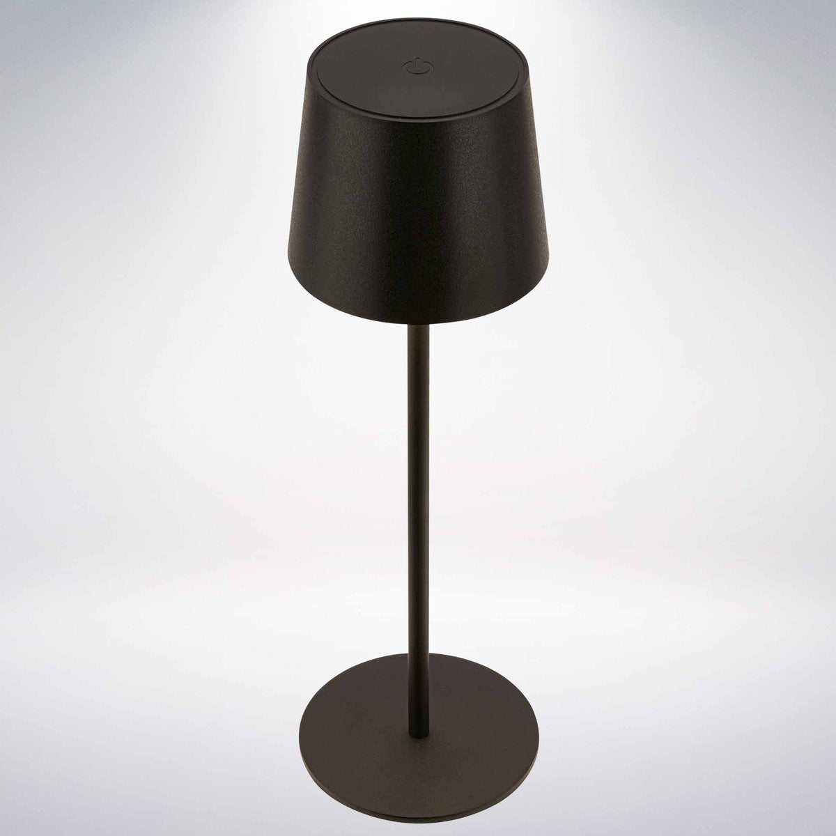 B.k.licht briloner suta – LED-Tischleuchte wiederaufladbar – dimmbar – kabellos – 33 cm hoch – IP44 – für drinnen und draußen – mit Batterie – schwarz