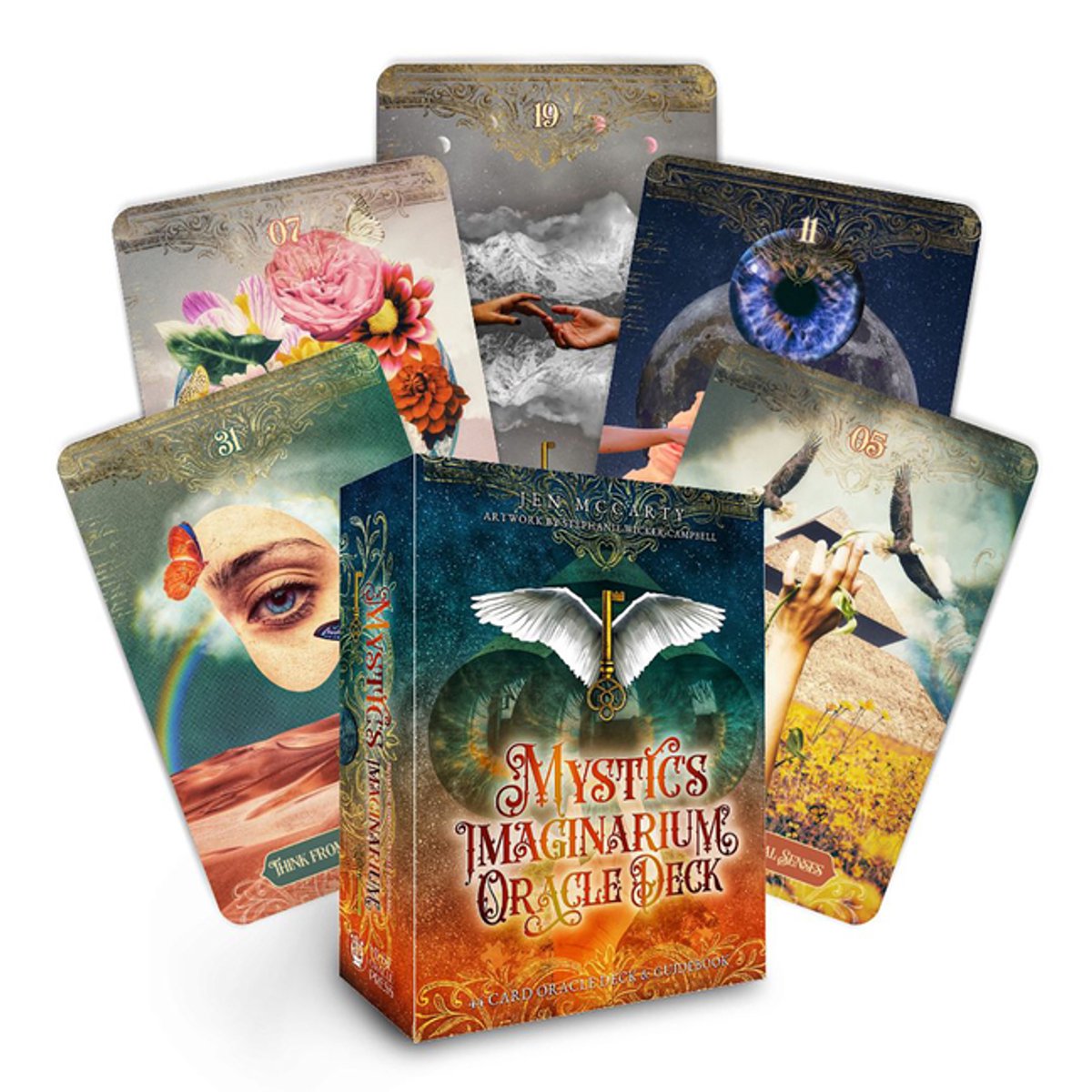 Mystic's Imaginarium-Orakel-Deck – 44 Karten mit Manifestationsanleitung
