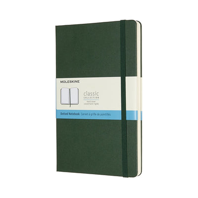 Klassisches Moleskine-Notizbuch – groß – Hardcover – gepunktet – Myrtengrün