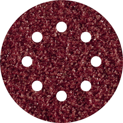 Wolfcraft – Schleifpapier Körnung 40 – 115 mm – 25 Stück – für Schleifmaschinen – Klettbefestigung – 2269100