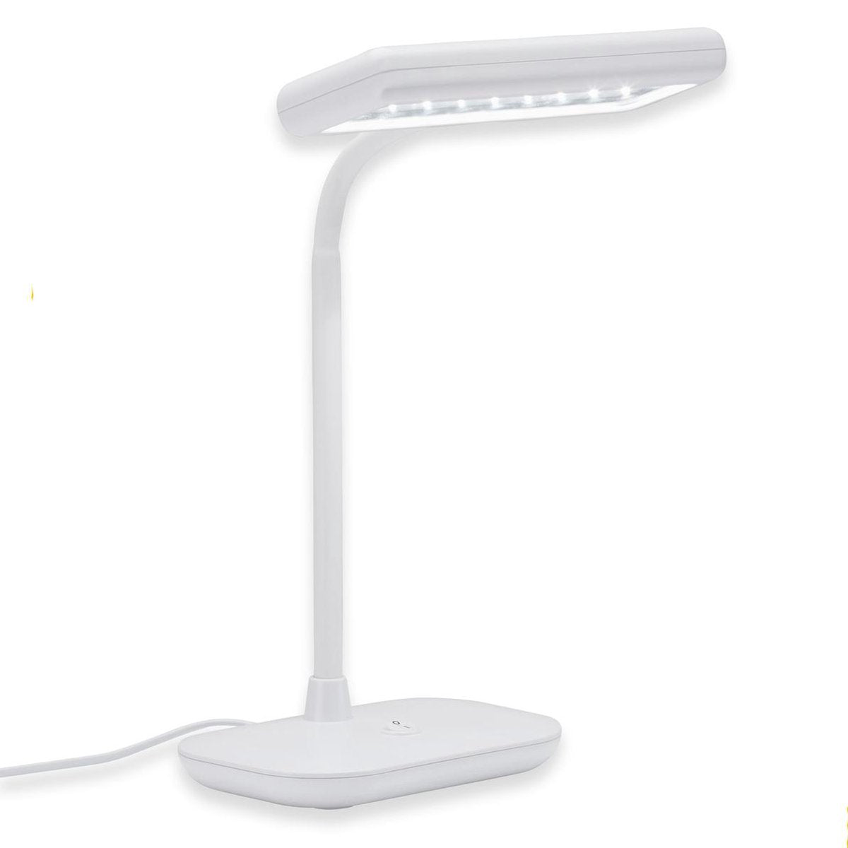 Briloner - Tageslichtlampe - Schreibtischlampe - LED-Tischleuchte - dreh- und neigbar - 6.500 K - Weiß