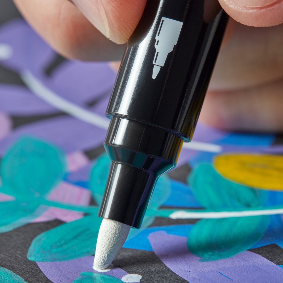 Sharpie Acrylmarker – permanent, wasserfest, gelb (1–4 mm)