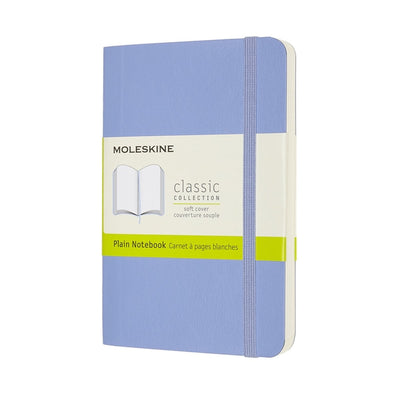Klassisches Moleskine-Notizbuch – Tasche – Softcover – leer – Hortensienblau