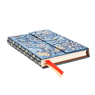 Paperblanks Blue Willow Mini 18-Monats-Horizontal-Hardcover-Flexi-Tagesplaner 2025–2026