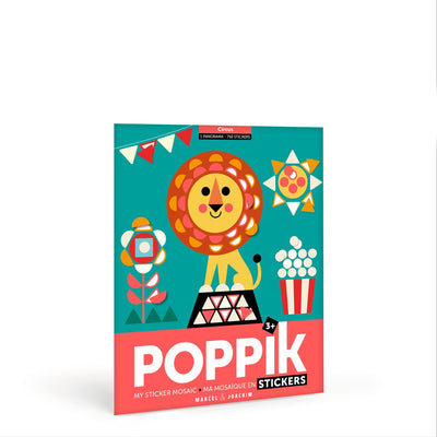 Poppik Sticker Poster für Kinder - [ - mein Poster] Zirkus - ab 3 Jahren