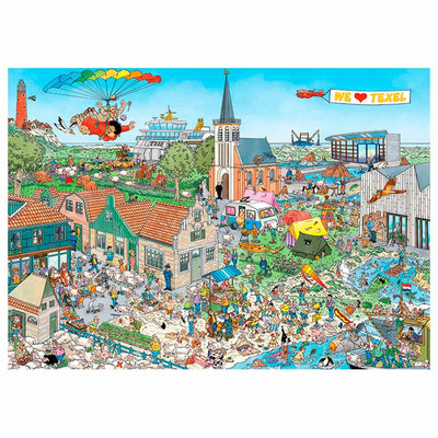Jan van Haasteren - Rundes Texel - 1000 Teile Puzzle - Puzzle