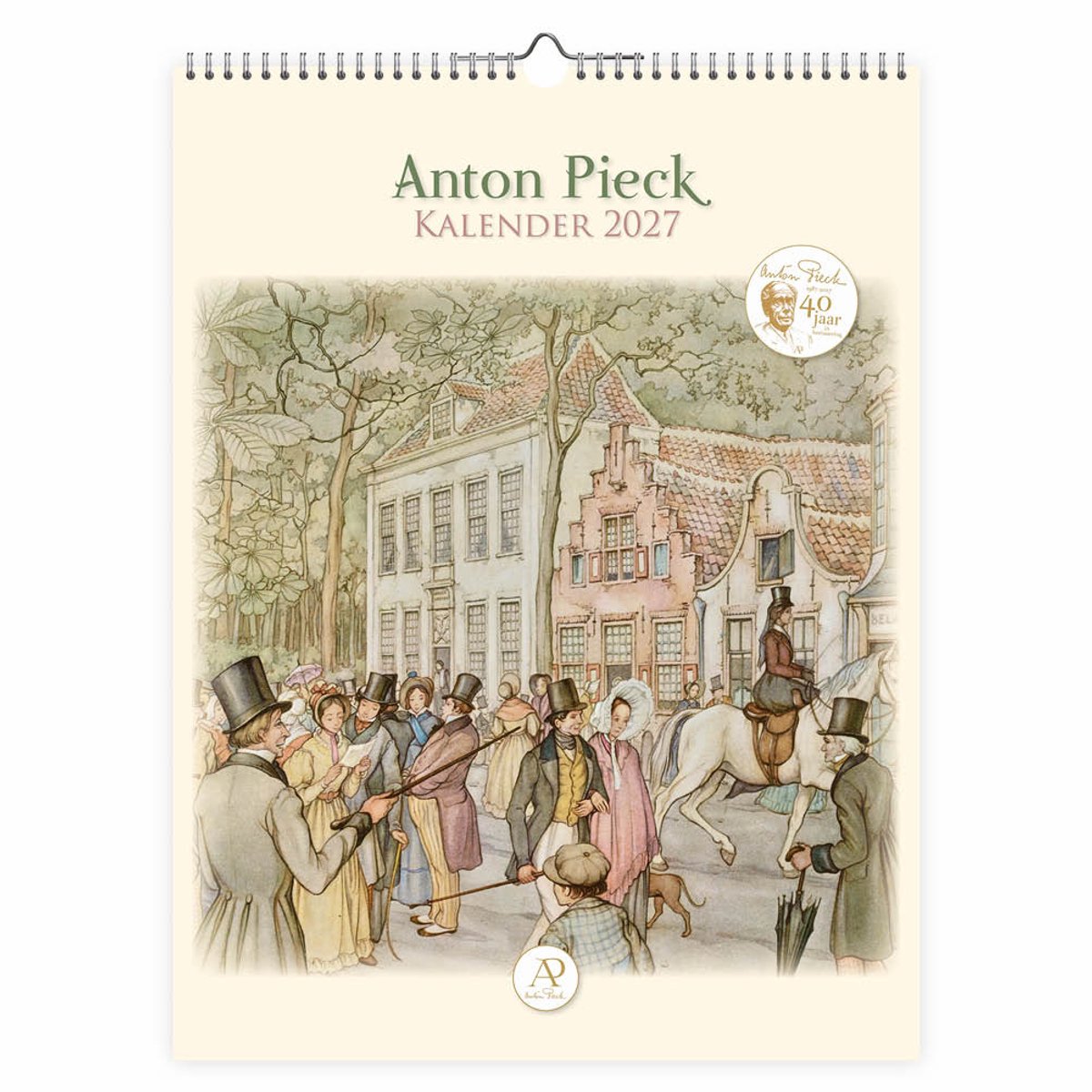 Comello Anton Pieck Kalender 2027 große Zylinder