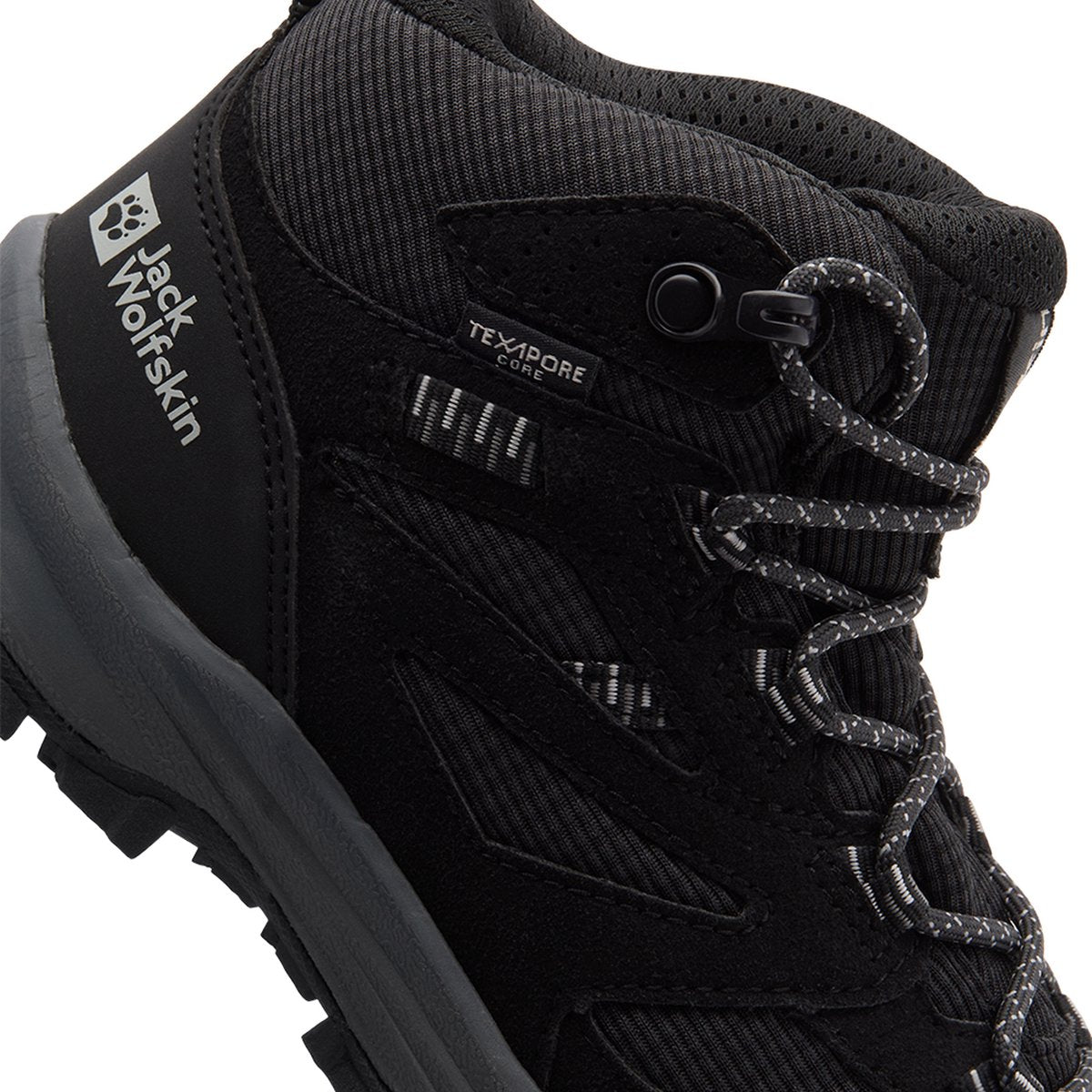 Jack Wolfskin Vojo Tour Texas Mid K Wanderstiefel für Kinder – Phantom