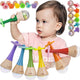 Klassische Welt der Welt Holz Regenbogen Maracas