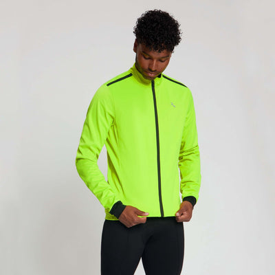 Rogelli Core Fahrradjacke Winter - Herren - fluoreszierendes Gelb - S