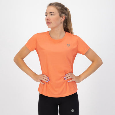 Rogelli Core Laufshirt Damen – Kurzarm – Koralle – S