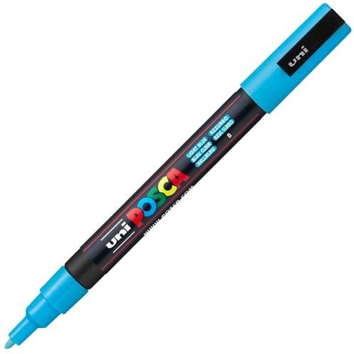 Posca Textmarker pc-3m hellblau 6 Stück