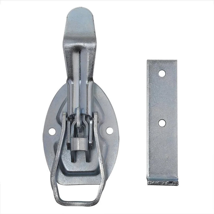 Proplus Spannschließe - Kastenschließe - 220x40mm - mit Gegenstück - Silber