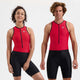 Rogelli Florida Trisuit Herren und Damen – ärmellos – Schwarz Rot – L