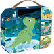 Janod - Papppuzzle - Dinosaurier