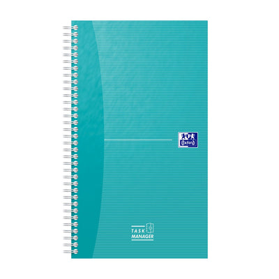Oxford To-Do-Planer – 115 Blatt – Doppelspirale – Aqua