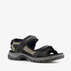 Ecco Onroads Leder Damen Sandalen Schwarz Grün - Größe 40