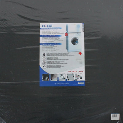 Basisvibrationsdämpfer Anti -Schlupf -Matte 60x60x0.3 Grau