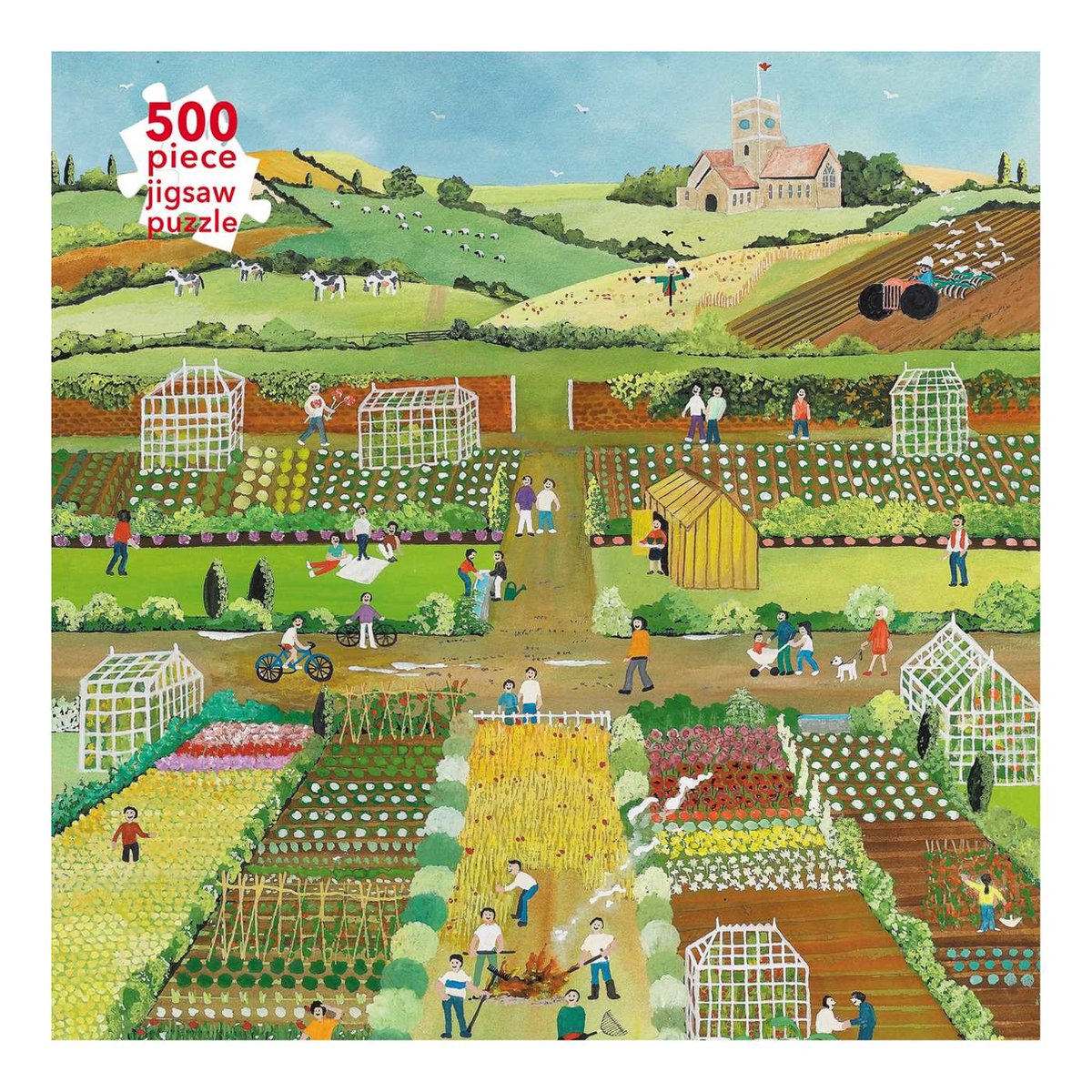 Erwachsenenpuzzle Judy Joel: Allotments, 2012 (500 Teile)