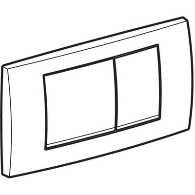 Geberit Twinline 30 Bedienfeld - Weiß