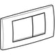 Geberit Twinline 30 Bedienfeld - Weiß