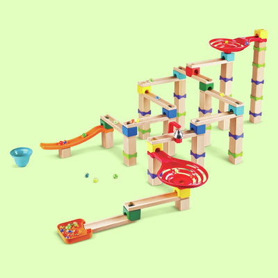 Hape Kugelbahn-Set aus Holz – 129-tlg.