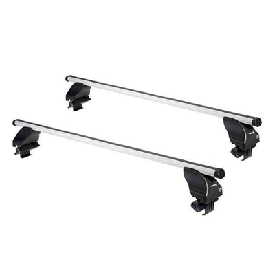 Twinny Load Dachträger-Set A51 – Dachträger aus Aluminium – fertig konfektioniert – abschließbar – TÜV-GS-geprüft – maximale Tragkraft 50 kg