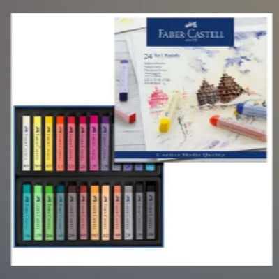 Faber Castell Faber Castell FC-128324 Pastelkrijt Studio Softpastel 24-teiliges Gehäuse