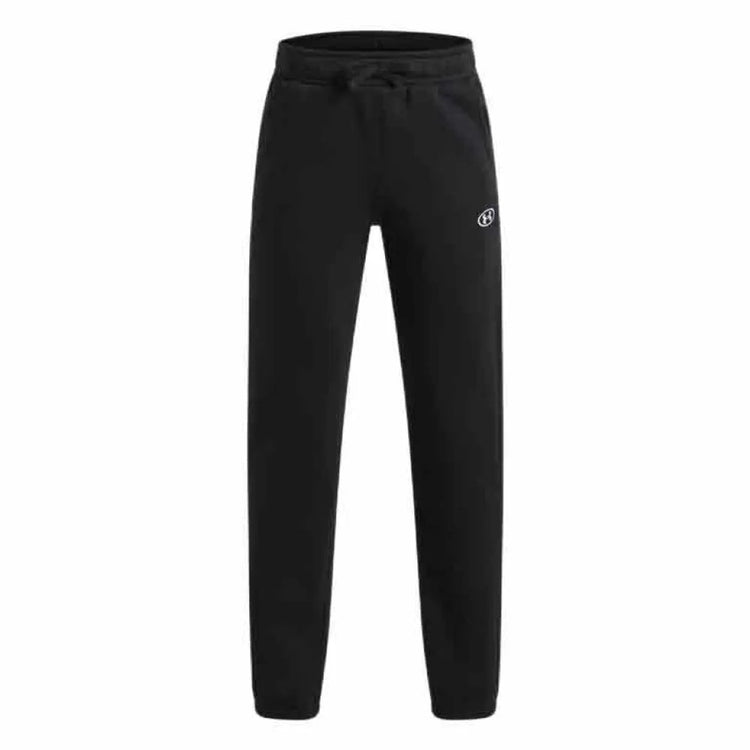 Under Armour Jungen-Sporthose „UA B Rival Fleece Jogger-Blk“ – Ultimate Schwarz – Weiß